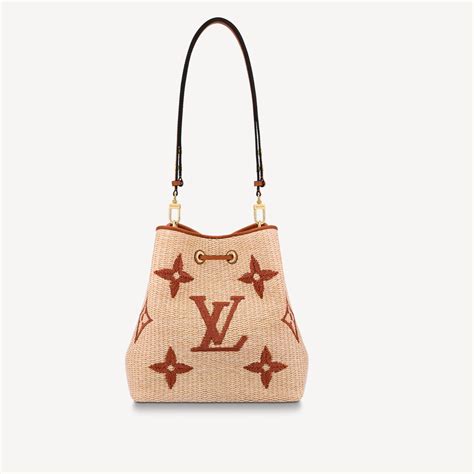 louis vuitton raffia neonoe|neonoe lv monogram handbag.